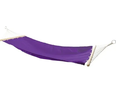 Produktbild von Conacord Hängematte Fashion Violett 0,7x2m Stabhängematte bis 90 kg Tuchhängematte Hängeliege Baumwolle