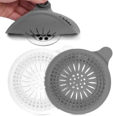 Produktbild von Silikon Abflussfilter 2er Pack für Küche und Bad