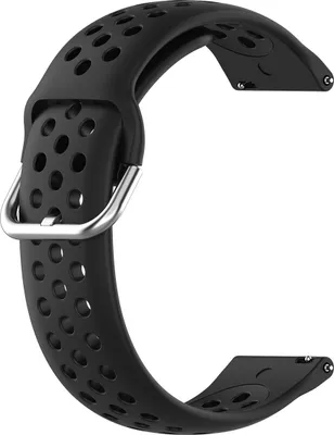 Produktbild von BStrap Silicone Dots Armband für Xiaomi Watch S1 Active, black
