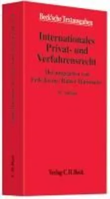 Produktbild von Internationales Privat- und Verfahrensrecht