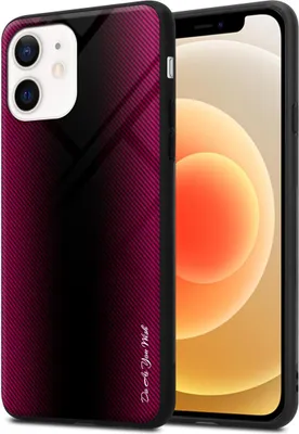 Immagine prodotto di Cadorabo Custodia per Apple iPhone 12 MINI Custodia protettiva in rosa Custodia per telefono cellulare Custodia TPU Custodia Cover Case Vetro temperato