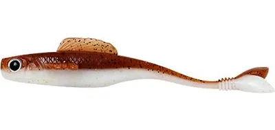 Produktbild von Lurejunks Huddsher 11,5cm - 4 Gummifische, Farbe:Brownie