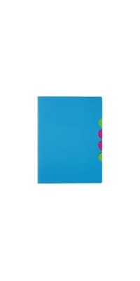 Produktbild von PAGNA Ordnungsmappe Funky School 41803-13 A4 5Fächer PP hellblau
