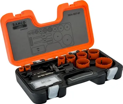 Produktbild von Bahco Sandflex Bimetall-Lochsägen-Satz 19 mm-65 mm - 12-tlg.