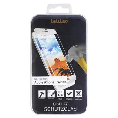 Obrázok produktu pre Prémiové ochranné sklo 0,3 mm biele pre Apple iPhone 7/8/SE 2020/SE 2022