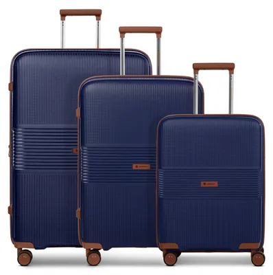 Produktbild von 3-teiliges Koffer-Set mit Hartschalen und TSA-Schloss