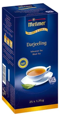 Zdjęcie produktu dla Meßmer ProfiLine Darjeeling Black Tea 25 torebek herbaty 12 pack