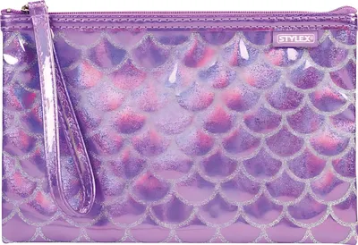 Produktbild von Faulenzer Glitter Mermaid lila, Schuppenoptik - mit Trageschlaufe