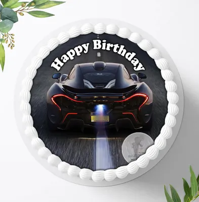 Produktbild von Für die Geburtstags Torte ein Tortenaufleger, Zuckerbild mit dem Motiv: Fahrzeuge, Essbares Foto für Torten, Fondant, Ø 20cm, 0871c