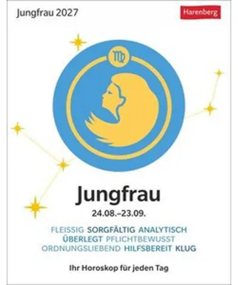 Image de Calendrier astrologique Vierge 2027 - Calendrier à effeuiller - Votre horoscope quotidien