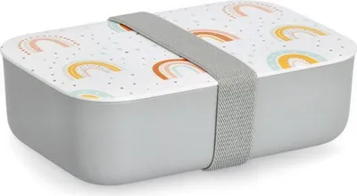 Immagine prodotto di ZELLER Contenitore per il pranzo in plastica, arcobaleno 19x12,5x6cm