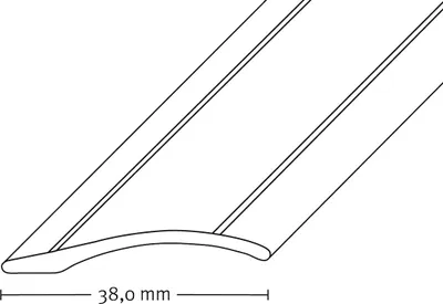 Produktbild von Repac Laminat-Ausgleich 155680 Silb.