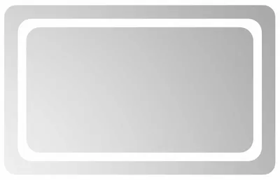 Zdjęcie produktu dla Lustro do łazienki LED vidaXL, przezroczyste, 80 x 50 cm, szkło hartowane