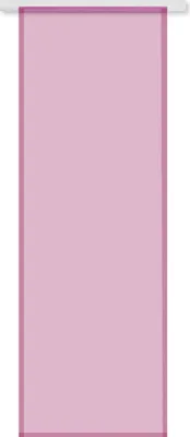 Obrázek produktu pro Průhledný panelový závěs (bez příslušenství) Rozměry: 60x245cm, Barva: červená