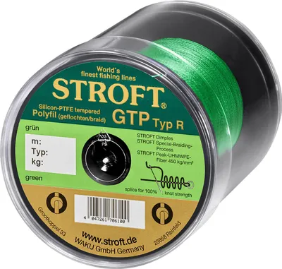 Produktbild von Schnur STROFT GTP Typ R Geflochtene 500m grün R9-0,400mm-31kg