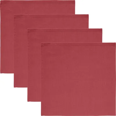 Produktbild von REDBEST Serviette Tulsa" 4er-Pack burgund 40x40 cm"