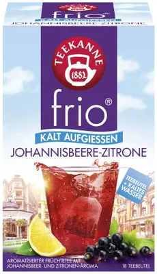 Produktbild von Teekanne frio Johannisb. Zitrone