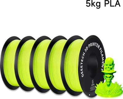Zdjęcie produktu dla Filament PLA – filament do drukarek 3D – średnica 1,75 mm – długość 343 m – tolerancja wymiarowa ±0,03 mm – do technologii FDM/FFF – niebieski, świecący w ciemności