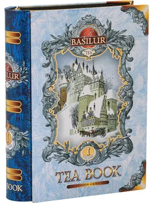 Zdjęcie produktu dla Basilur TEA BOOK VOLUME I herbata czarna PRAŻONE MIGDAŁY JAŚMIN prezent PUSZKA książka - 100g