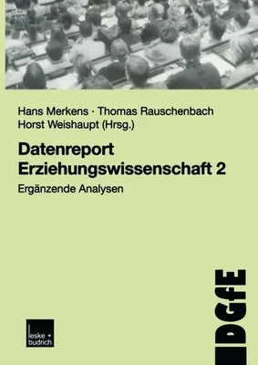 Obrázok produktu pre Datenreport Erziehungswissenschaft 2