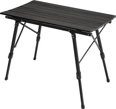Produktbild von JAWINIO Campingtisch klappbar Falttisch höhenverstellbar Aluminium Schwarz