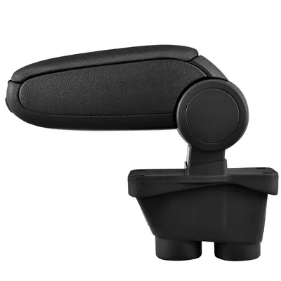 Productafbeelding van Armleuning Lorena voor binnen- en buiten gebruik – Geschikt voor Peugeot 208 vanaf 2012 – Stof – Zwart