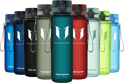 Produktbild von Trinkflasche, 1 Liter – BPA-frei, aus Tritan – Auslaufsicher