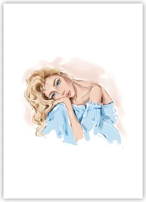 Produktbild von Poster - Poster ohne Rahmen - Nachdenklich Frau Blond - 50x70 cm - Wand Bild - Wanddeko - Wandbilder - Kunstposter - Wandposter - Bilder - Kunstdruck - Wanddekoration - Wandbild - P2XPA50x70-5083