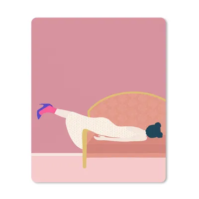 Produktbild von MuchoWow® Mauspad Mousepad Vintage - Frauen - Pastell 30x40 cm - Mousepads - Maus Mat - Pad - Mausunterlage - Mausmatten