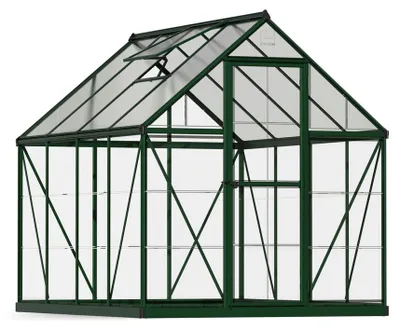 Produktbild von Palram - Canopia Aluminium Gewächshaus Hybrid 68 Grün 247x185x208 cm
