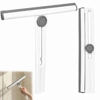 Immagine prodotto di Spazzola per vetri e doccia, 28 cm, senza aloni, bianca, set da 2