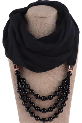 Produktbild von Elegantes Halstuch ZE-40157 in Schwarz für Damen KP40157