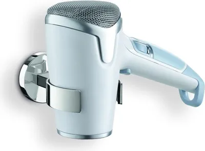 Produktbild von ZACK Edelstahl Fönhalter Föhnhalter Föhnhalterung SCALA ohne Bohren 40054