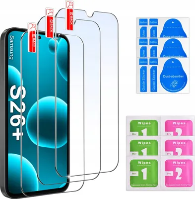 Immagine prodotto di 3x VETRO TEMPERATO 9H per Samsung S26+ Plus set da 3 pezzi