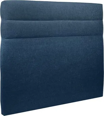 Productafbeelding van Hoofdeinde, model Linien – oceaanblauwe stof, 160 cm