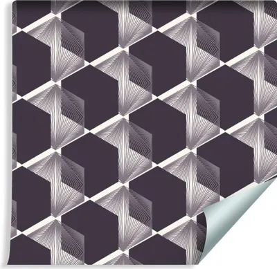 Produktbild von 10m VLIES TAPETE Rolle Geometrie Sechsecke 3D Effekt Xxl
