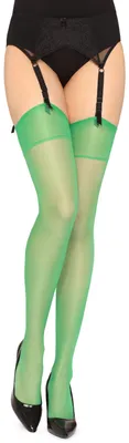 Produktbild von Merry Style Damen transparent Strapsstrümpfe MS 226 15 DEN (Erba, M-L)
