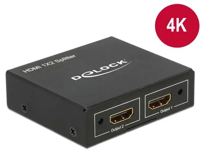Image de DELOCK HDMI Splitter 1 Eingang -> 2 Ausgänge 4K