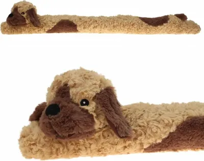 Produktbild von Zugluftstopper im Hunde-Design, 90 cm lang, schützt vor Kälte und Zugluft