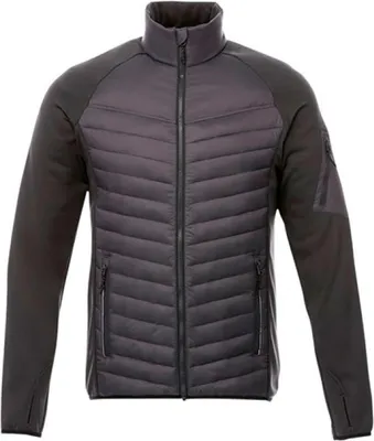 Produktbild von Elevate 39331 | Herren Banff Hybrid Insulated Jacket / wasserabweisend - Farbe: Storm Grey - Größe: M