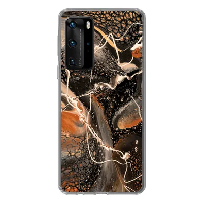 Produktbild von MuchoWow® Handyhülle Schutzhülle Hülle für Huawei P40 Pro Farbe - Design - Abstrakt Silikon Softcase Handy Hülle - Schutz