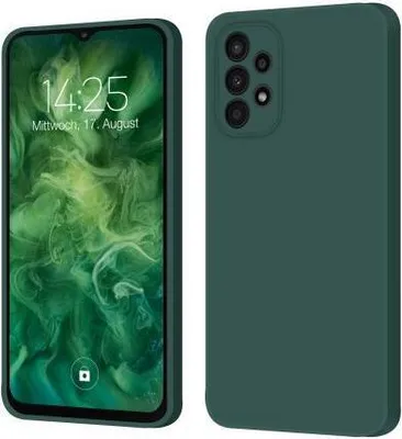 Produktbild von Liquid Silikon Hülle für Samsung Galaxy A23 5G - Farbe: Grün - Modellkompatibilität: Für Samsung Galaxy A23 5G
