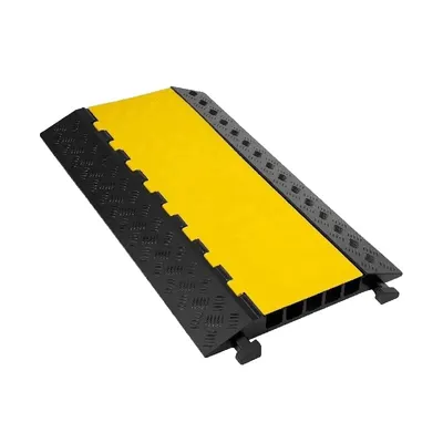 Image de Rampes de protection de câbles, poids lourds, caoutchouc d'accès, 5 canaux