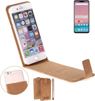 Produktbild von K-S-Trade Handyhülle kompatibel mit LG Electronics Style3 Kork Hülle Flipstyle Case Schutzhülle Kork Case Hülle Flip cover Klapphülle Klapp,