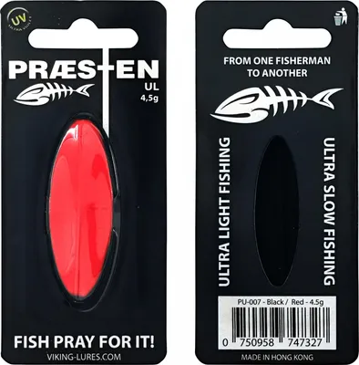 Produktbild von Westin Inlineköder Præsten UL (Black/Red)