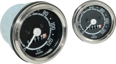 Produktbild von Tachometer VOO (VDO-Nachbau) 120km/h für Kreidler / Puch / Maxi / Zündapp 60mm