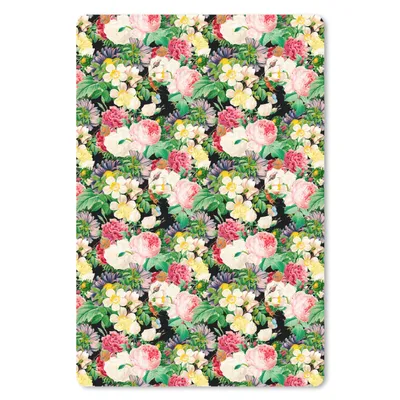 Produktbild von MuchoWow® Mauspad Mousepad Blumen - Frühling - Muster 40x60 cm - Mousepads - Maus Mat - Pad - Mausunterlage - Schreibtisch Accesoire