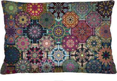 Produktbild von ARCO DESIGN Dekokissen "Valencia" Farbig Stoffbezug 40 x 60 cm Dekokissen mit Füllung Dekokissen für Wohnzimmer Schlafzimmer