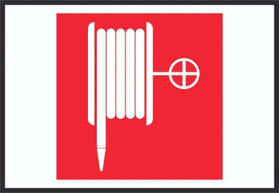 Produktbild von Feuerlöschschlauch Symbol Schild A2 (420x594mm)