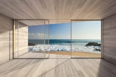 Produktbild von Fototapete - Large Window 375x250cm - Vliestapete